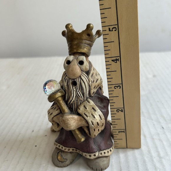 1989 Barb Benedetto Surprised King Figurine - Picture 6 of 7